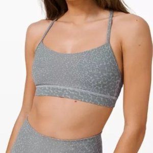 Lululemon Grey Patterned Sports Bra